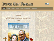 Tablet Screenshot of harvesttimebroadcast.com